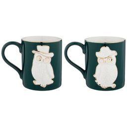 НАБОР КРУЖЕК LEFARD ANIMAL WORLD СОВА 2 ШТ. 380 МЛ  фото 2