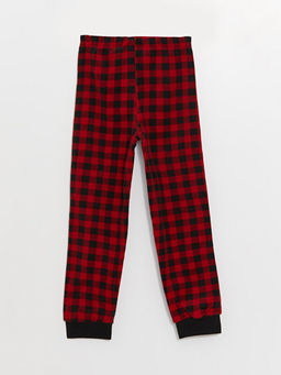 Beli Lastikli Ekose Polar Erkek ?ocuk Pijama Alt - Waikiki фото 3