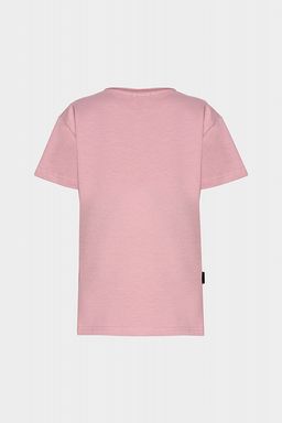 Футболка BASIC LINE из мягкого трикотажа пенье пудровая - Miza фото 5