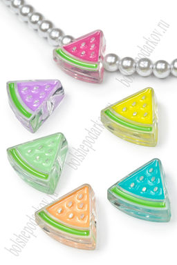 Бусины декоративные "Арбуз" 2,5*2,3 см (20 шт) SF-7769, ассорти