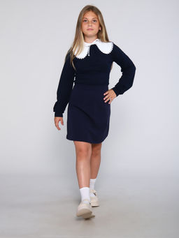 Воротничок "Линейка" белый