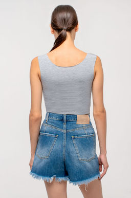 Арт. 3752/2 Майка женская 40-48 (5 шт) Цвет:серый меланж - Калинка фото 17