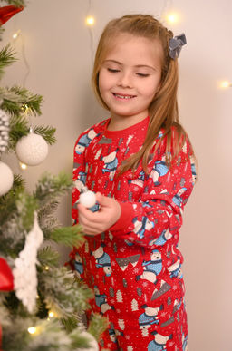 Детская новогодняя пижама Happyfox