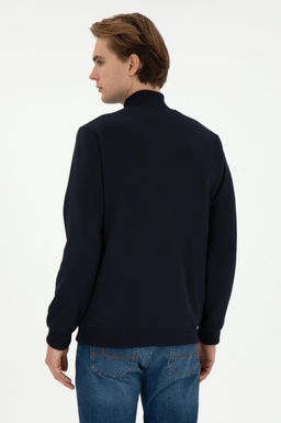 Мужской темно-синий вязаный кардиган Неожиданная скидка в корзине - U.s. polo assn фото 5