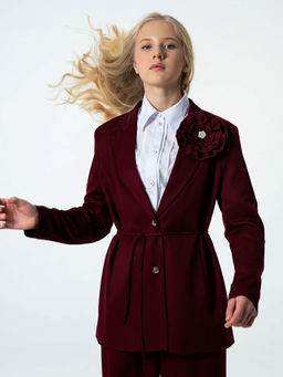 Школьный жакет для девочки Mooriposh, модель 0727