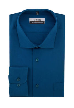 Сорочка мужская длинный рукав GREG 230/119/DB  фото 2