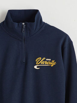 Dik Yaka Erkek ?ocuk Sweatshirt