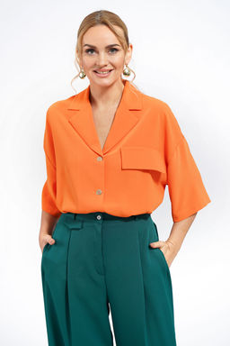 Костюм ALANI 2080 оранжевый+темно-зеленый - Alani collection фото 6