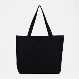 Сумка - шоппер с подкладкой, 42×9×32 см, чёрная