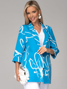 Пиджак Шерри (голубой) - Эльза фото 11