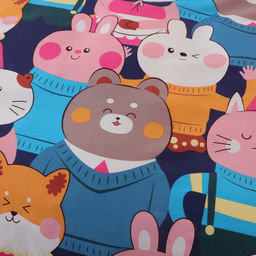 Комплект постельного белья на резинке Сатин Люкс KIDS 100% хлопок CDKR044 140*200*25/1.5 спальный/50-70 1 шт - Ситрейд фото 3