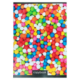 Тетрадь А4, 48 листов в клетку Calligrata Конфеты, обложка мелованный картон, блок офсет