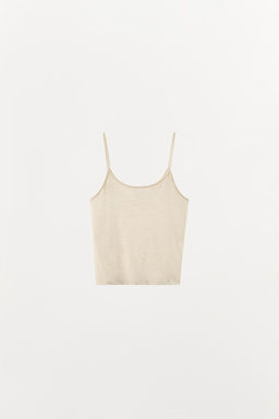 LINEN VEST TOP - Zara фото 5