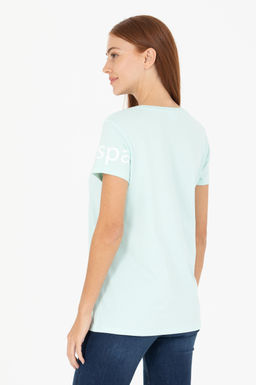 U. S. Polo Assn Женская мятная футболка с круглым вырезом - U.s. polo assn фото 5