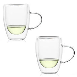 Кружка необжигающая, стекло 350 мл (уп 2 шт) - Fujian Province Guang Fu Tea фото 2