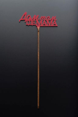 Топпер 5 шт "Дом там где Мама" №31, красный, фанера (100*45*4 мм)