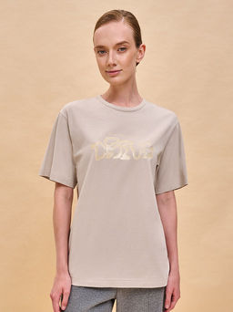 PELICAN, футболка женская, Светло-серый