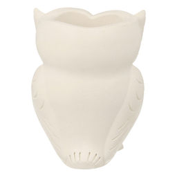 Заготовка для декорирования Love2art ТА-14 Кашпо гипс 7 х 6 х 10 см 1 шт Сова  фото 5