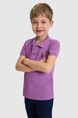 Erkek _ocuk Menek_e Polo Yaka Basic Ti__rt