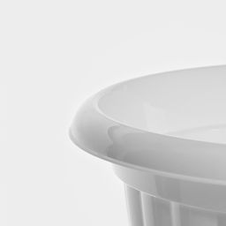 Вазон для цветов «Жасмин», 9 л, d=32.5 см, h=33.7 см, белый