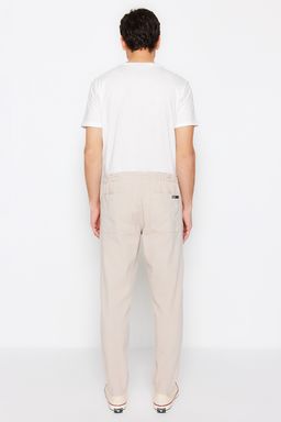 Lacivert Regular Fit Lastik Belli Gabardin Pantolon TMNSS23PL00033 - Trendyolmilla фото 13