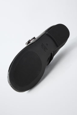 T-BAR BALLERINAS WITH HEART DETAIL - Zara фото 7