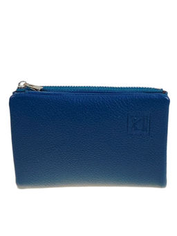 Женское портмоне из искусственной кожи, цвет синий