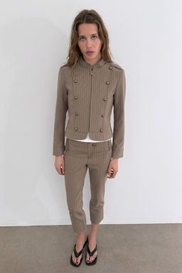 PINSTRIPED CAPRIS - Zara фото 6
