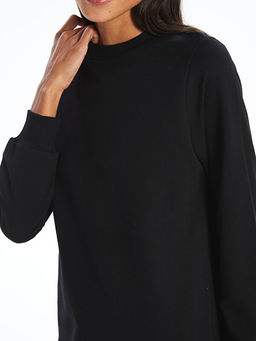 Bisiklet Yaka Kad?n Sweatshirt Tunik
