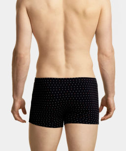 ATLANTIC 3MH-025/12 Трусы шорты Print 1 - набор 3 шт. черный + темный хаки + хаки  фото 3