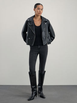 Джинсы skinny с высокой посадкой / Zarina