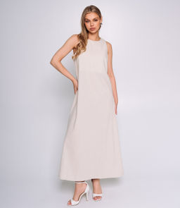 Платье #ОКТ025004, светло-бежевый