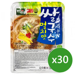 1 кор. Корейская рисовая лапша б/п со вкусом анчоусов Бэкче/Baekje, Корея, 92 г х 30 шт. Акция