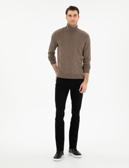 Antrasit Slim Fit Jean Pantolon