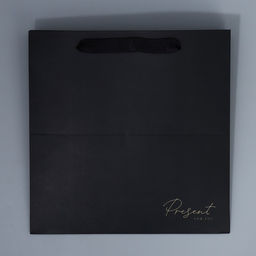 Пакет подарочный квадратный, упаковка, «Present», 30×30×30 см