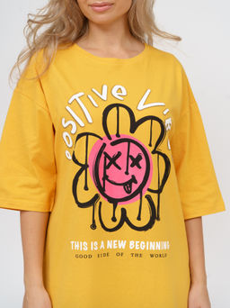 894 Футболка "Горчичный"