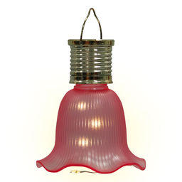 USL-S-838/PT100 PINK BELL Садовый светильник на солнечной батарее Розовый колокольчик. Подвесной. 4 светодиода. Теплый белый свет. 1*АА Ni-Mh аккумулятор в/к. IP44. TM Uniel - Volpe фото 5