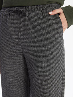 Beli Lastikli Ekose Kad?n Pantolon - Waikiki фото 3