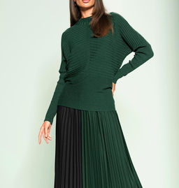 Пуловер, зеленый