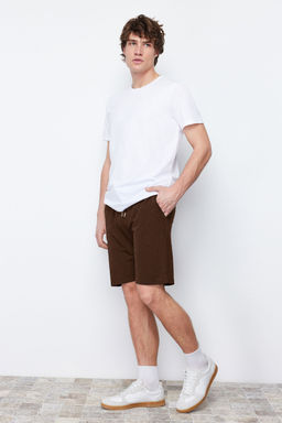 TRENDYOL MAN Kahverengi Regular/Normal Kesim Basic Sort & Bermuda TMNSS20SR0169 - Trendyolmilla фото 7