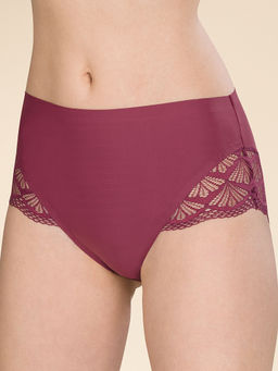PELICAN, трусы женские, Бордовый
