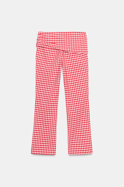 PALTAL?N CAPRI CUADRO VICHY / Rojo / Blanco - Zara фото 4