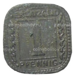 1 пфенниг 1918 года Германия Нотгельд  Людвигсхафен