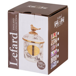 БАНКА ДЛЯ СЫПУЧИХ ПРОДУКТОВ LEFARD 9 Х 9СМ, 500МЛ  фото 3