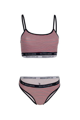 Женский комплект нижнего белья темно-синего цвета Неожиданная скидка в корзине