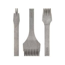 Промысел Пробойники строчные, набор(французский тип) LT-026 для кожи косой зуб, шаг 3 мм - Pebeo фото 3