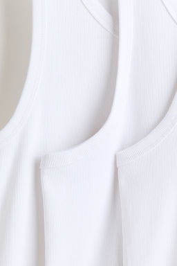 Pack de 3 camisetas sin mangas en canal? Slim Fit - H&m фото 4