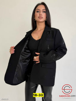 Пиджак женский со стразами - Bruno фото 3