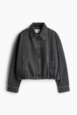 Cazadora denim oversize