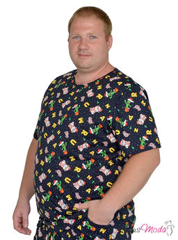 Футболка Модель №1307 размеры 44-84 - Plusmoda фото 2